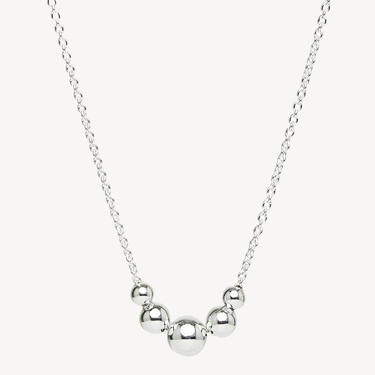 Sterling Silver Oliva Necklace
