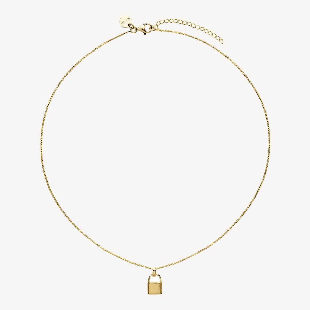 Love Lock Pendant (45cm + 5cm ext)