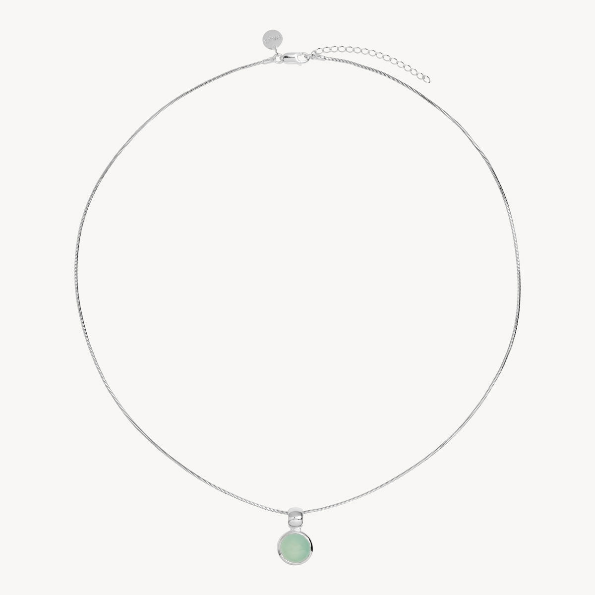 Chroma Aqua Chalcedony Necklace