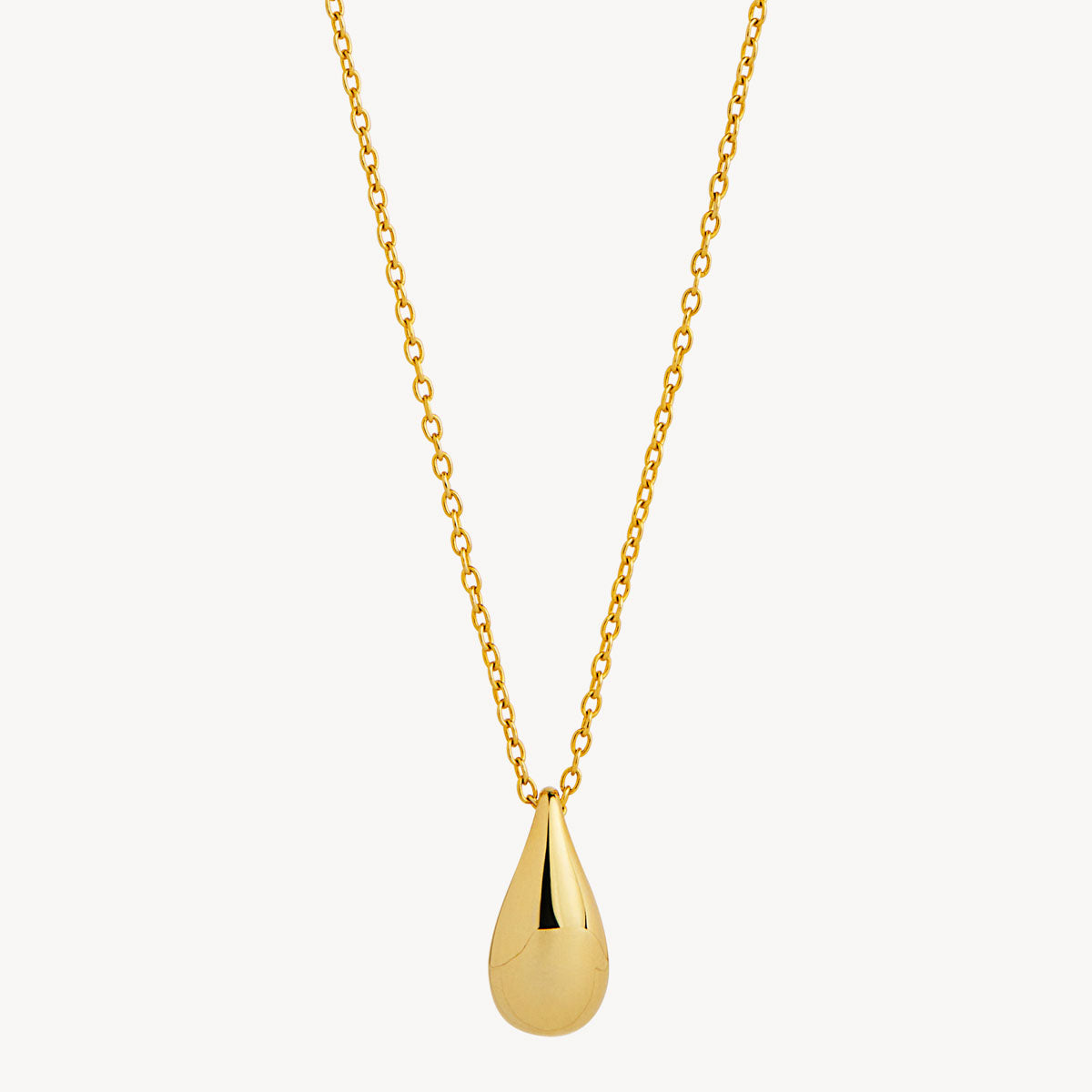 Yellow Gold Eau Necklace