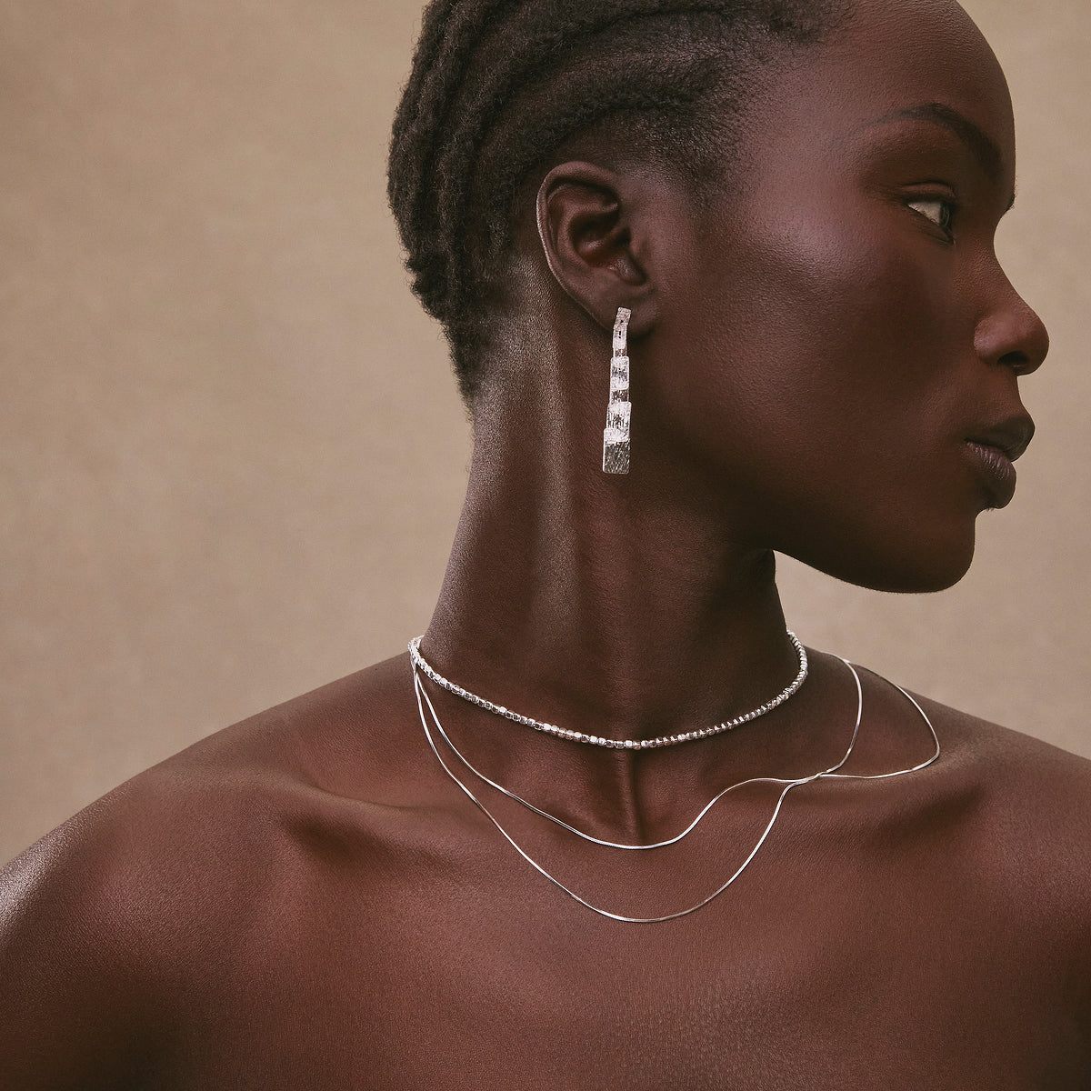 Milleluci Rectangular Earrings (Grande)