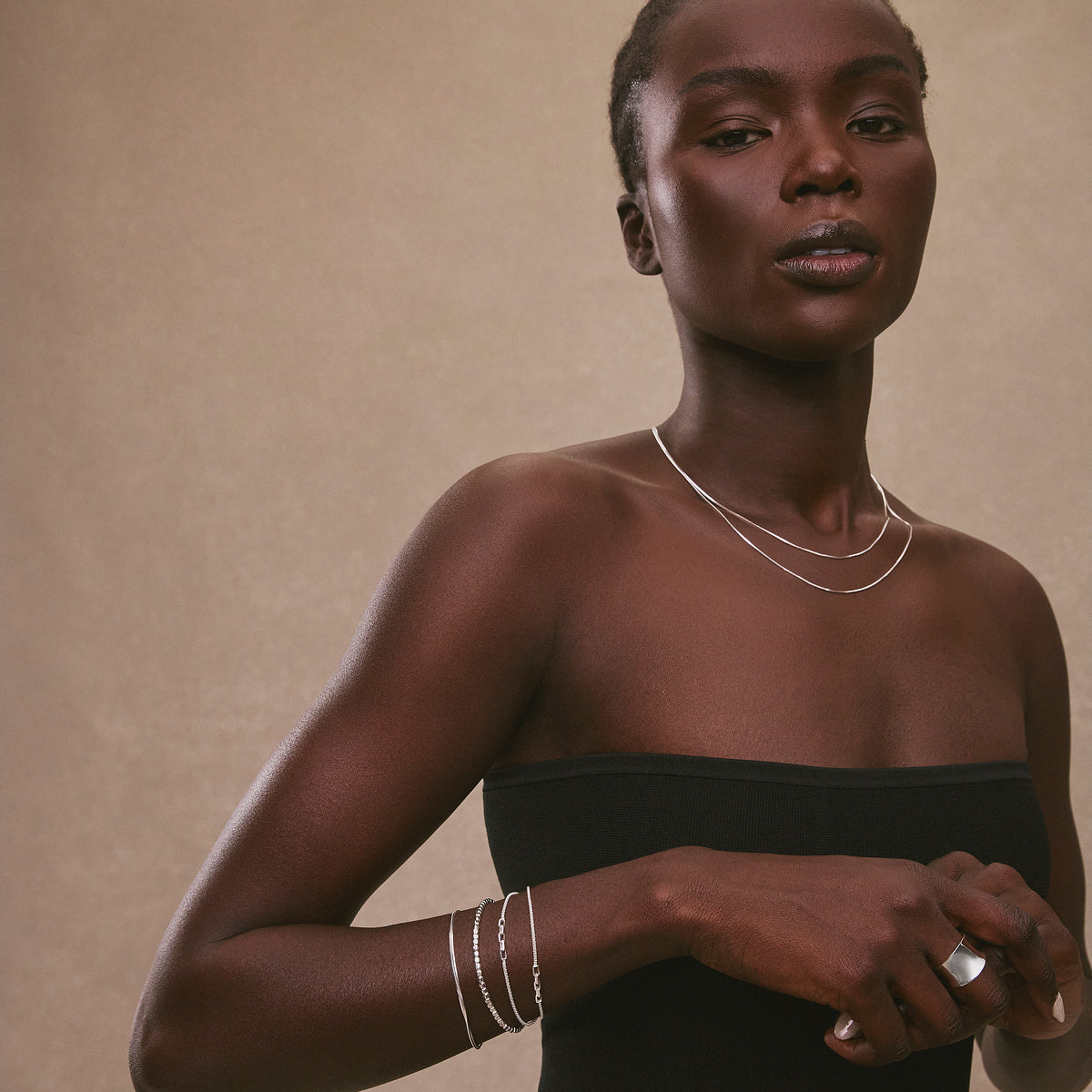 Mirage Double Chain Necklace