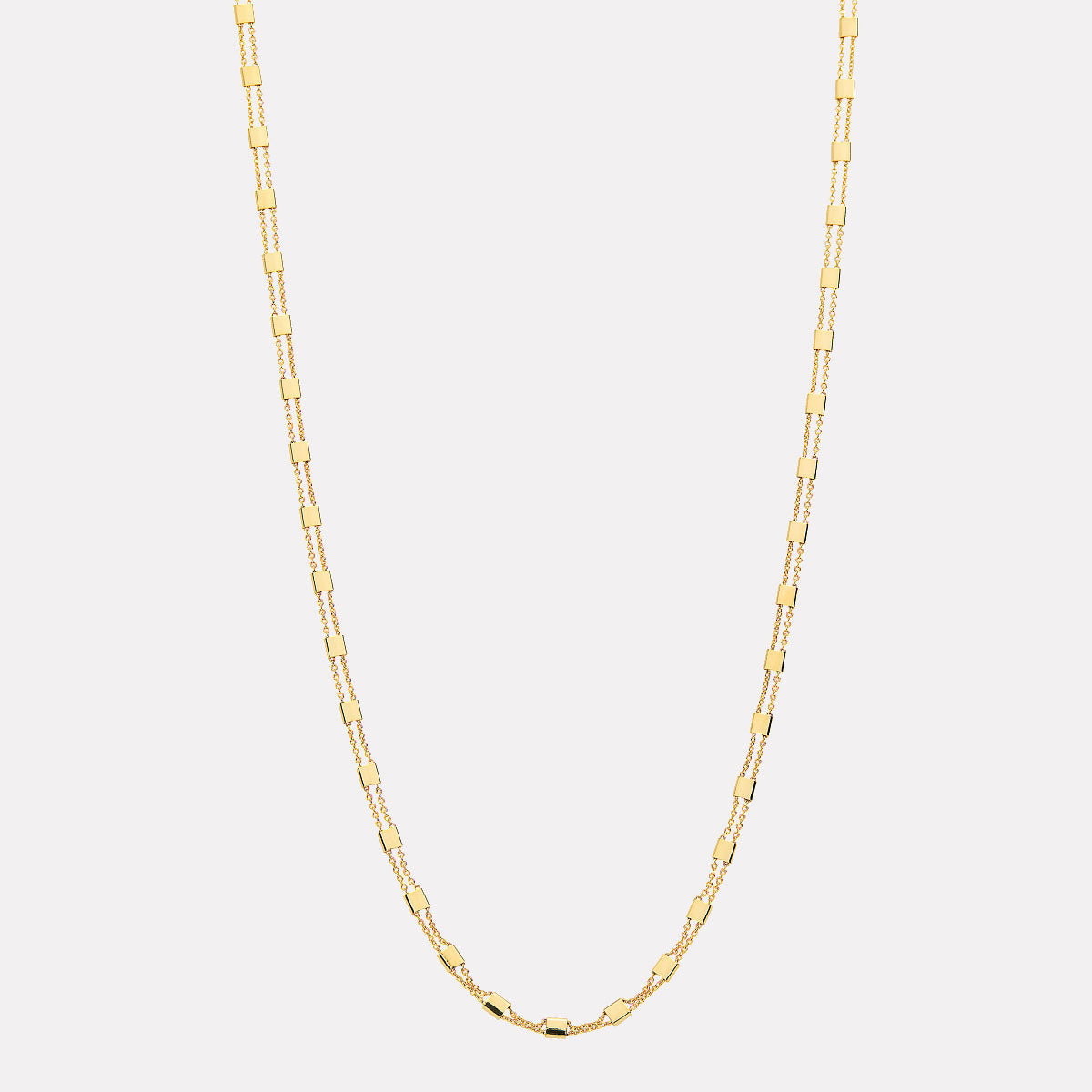 Yellow Gold Summer Veil Necklace