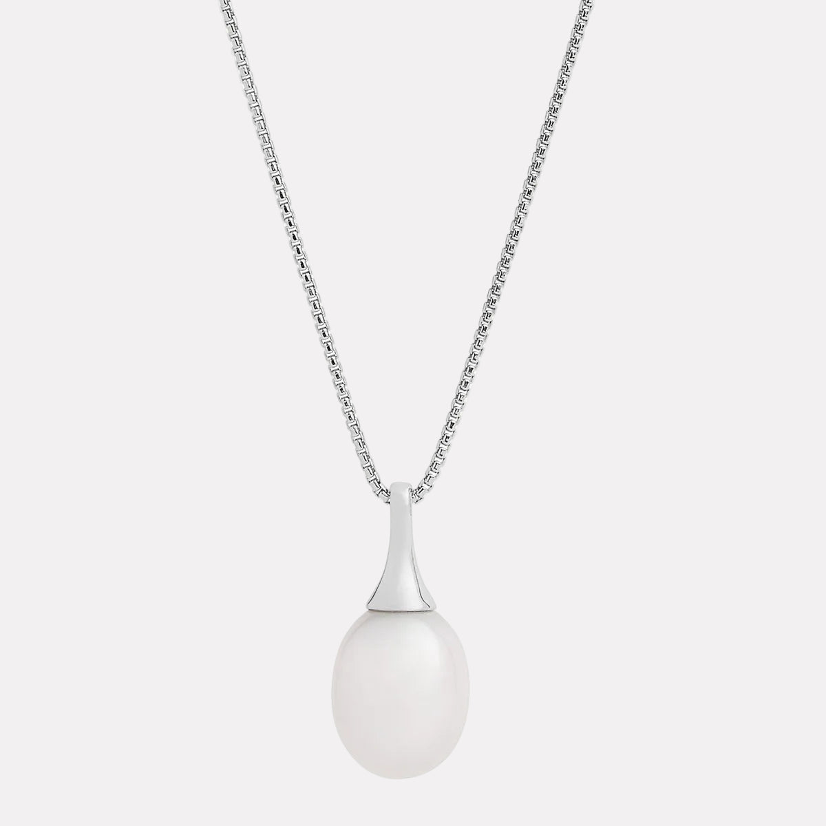 Sterling Silver Isla Pearl Necklace