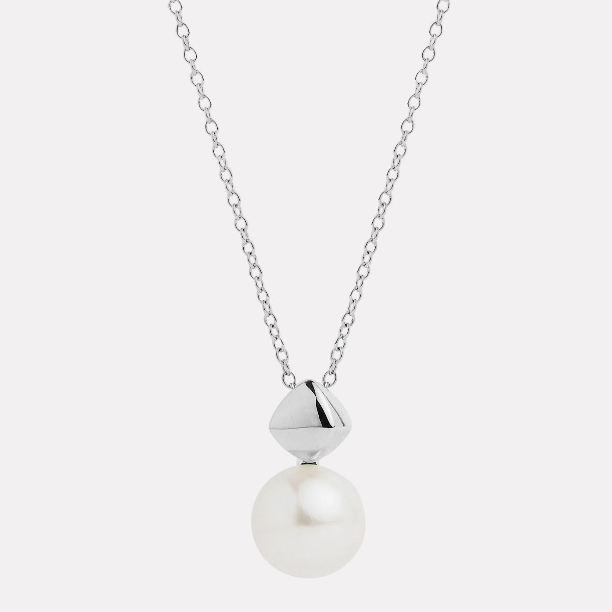 Sterling Silver Mirage Pearl Necklace