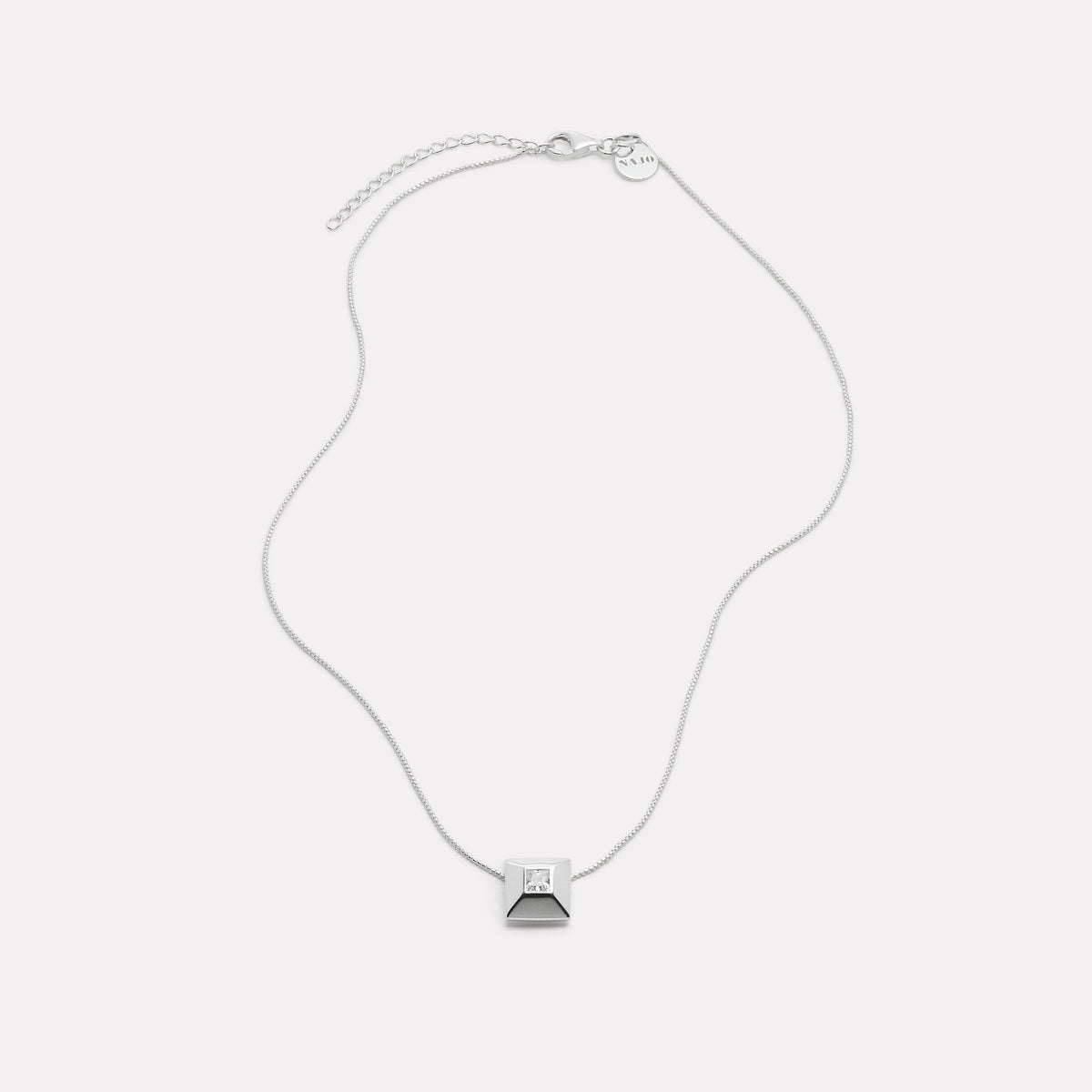 Halo Cubic Zirconia Necklace