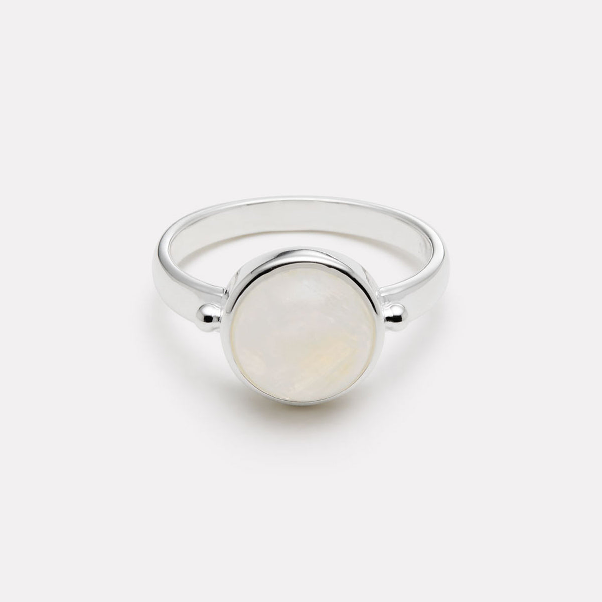 Sterling Silver Garland Moonstone Ring
