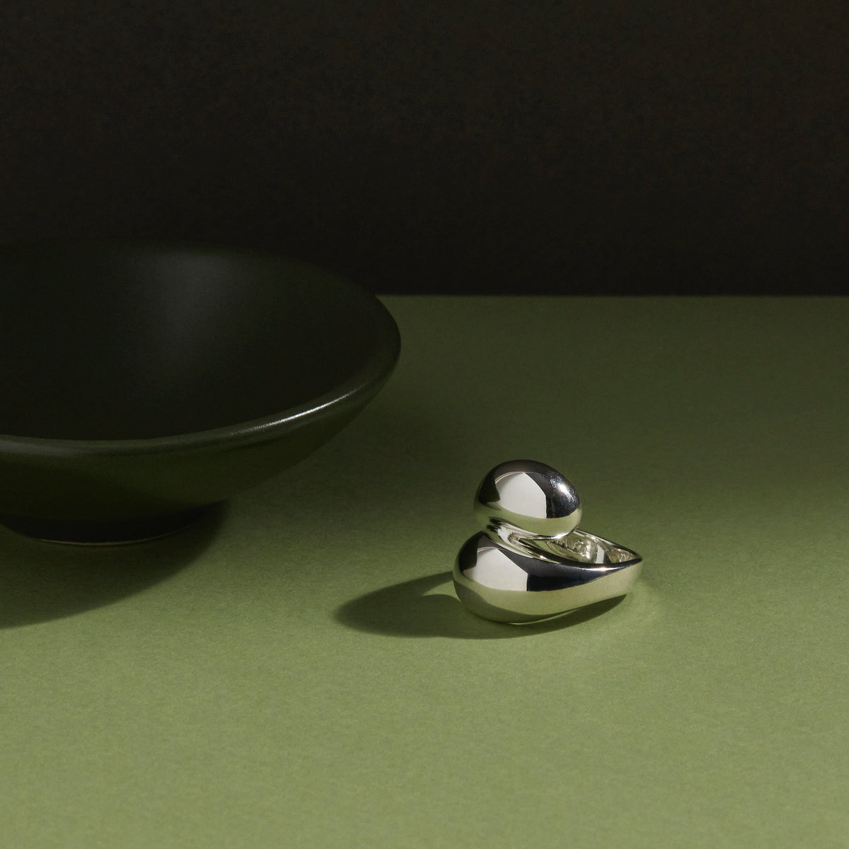 Waterfall Silver Ring