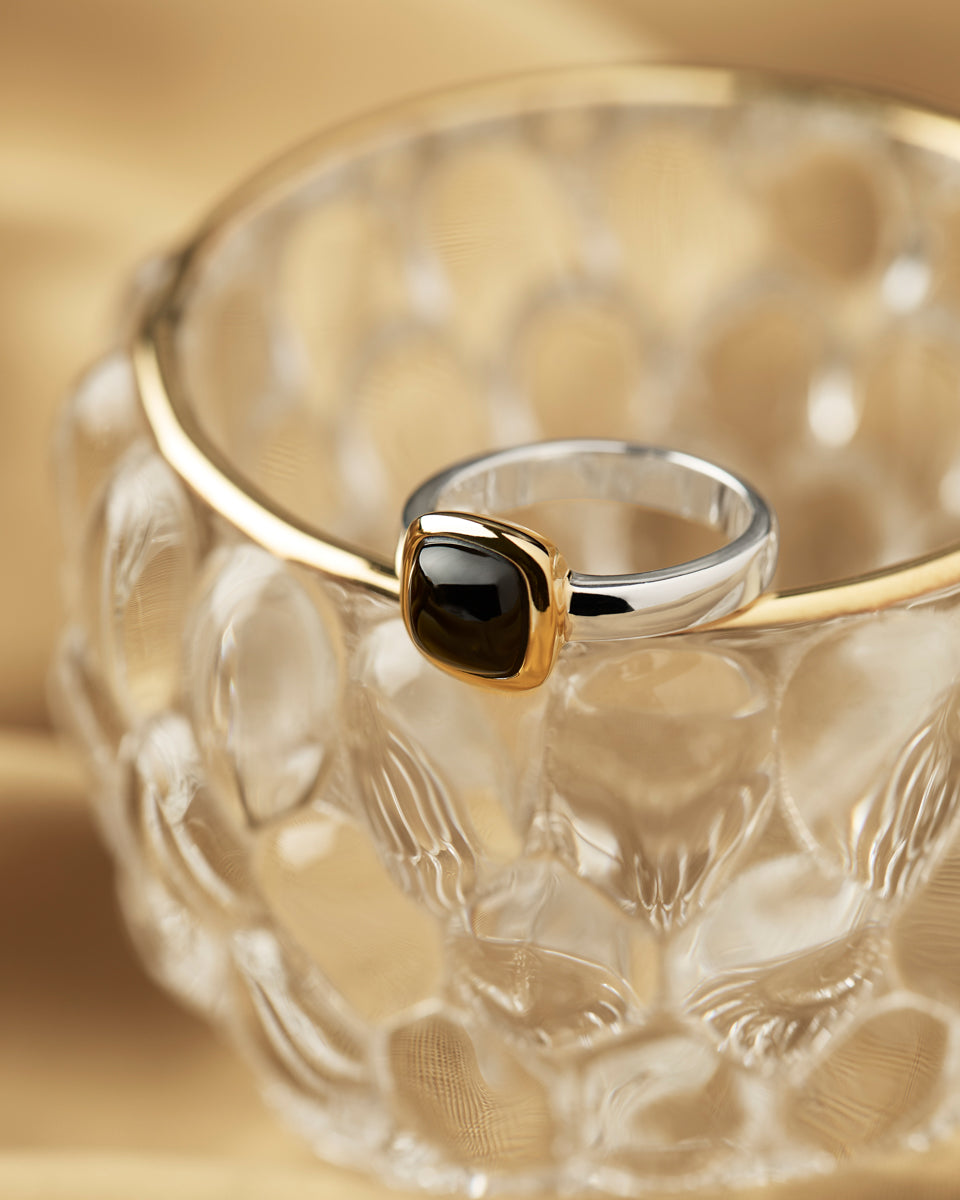 Aura Black Onyx Ring