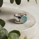 Chroma Aqua Chalcedony Ring