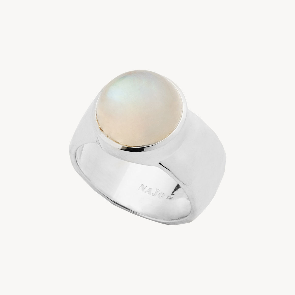 Sterling Silver Chroma Moonstone Ring