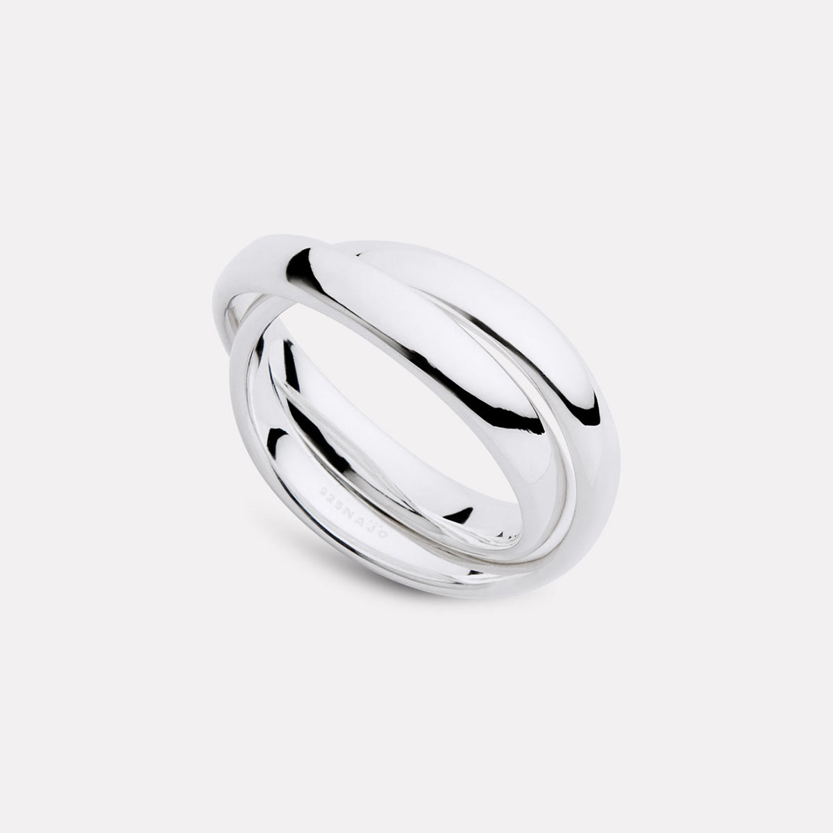 Sterling Silver Duet Ring