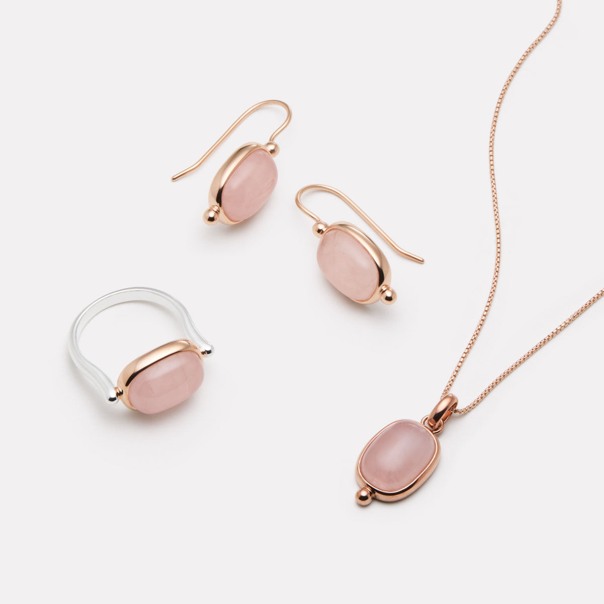 Fleur Rose Quartz Ring