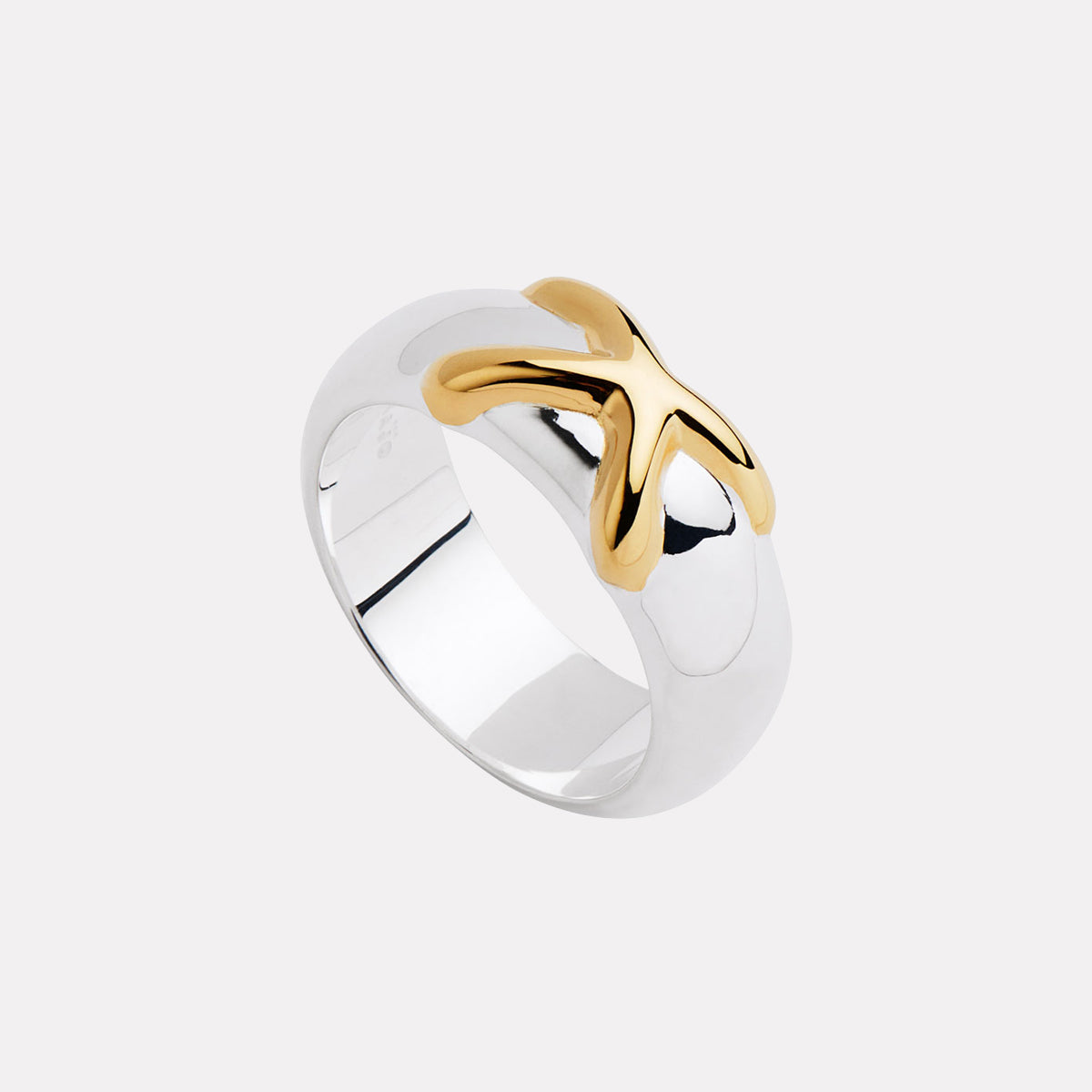 Sil Yell Gold Tendresse Two-Tone Ring