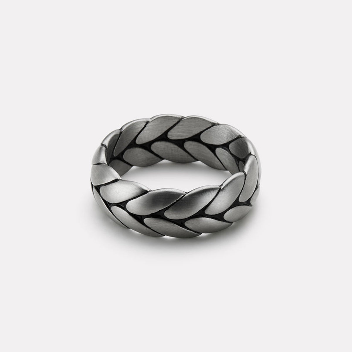 Stainless Steel Commander Men's Steel Ring