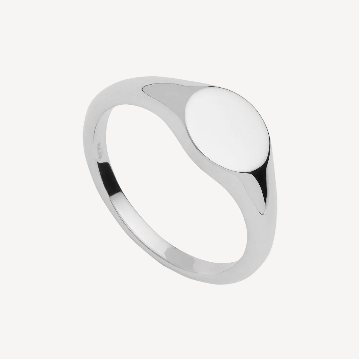 Sterling Silver Suave Men's Silver Ring
