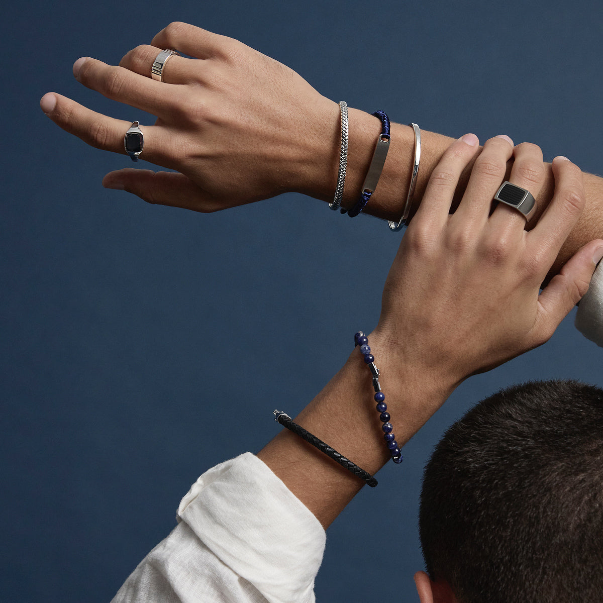 Atlas Men's 6mm Beaded Sodalite Bracelet