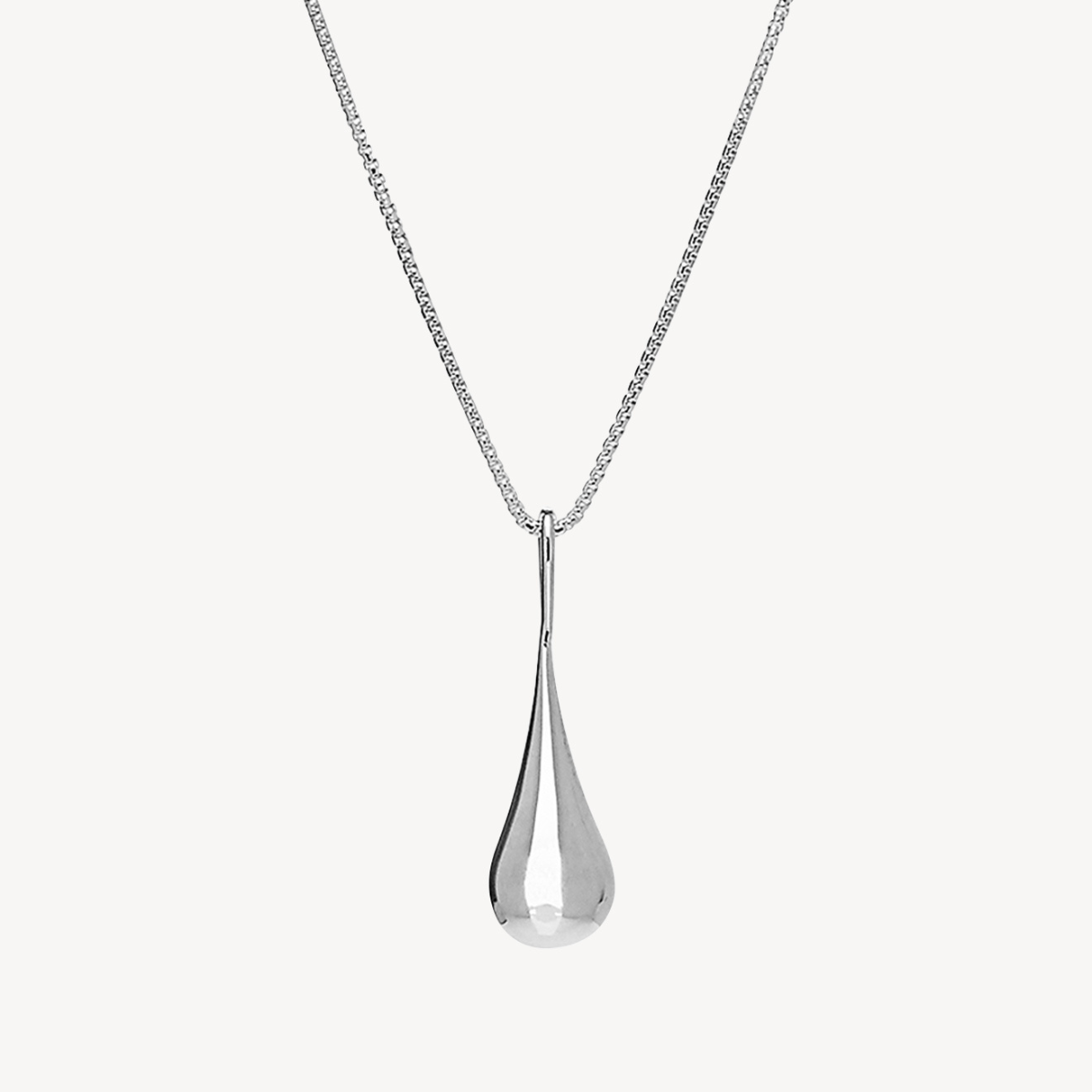 Sterling Silver My Silent Tears Necklace