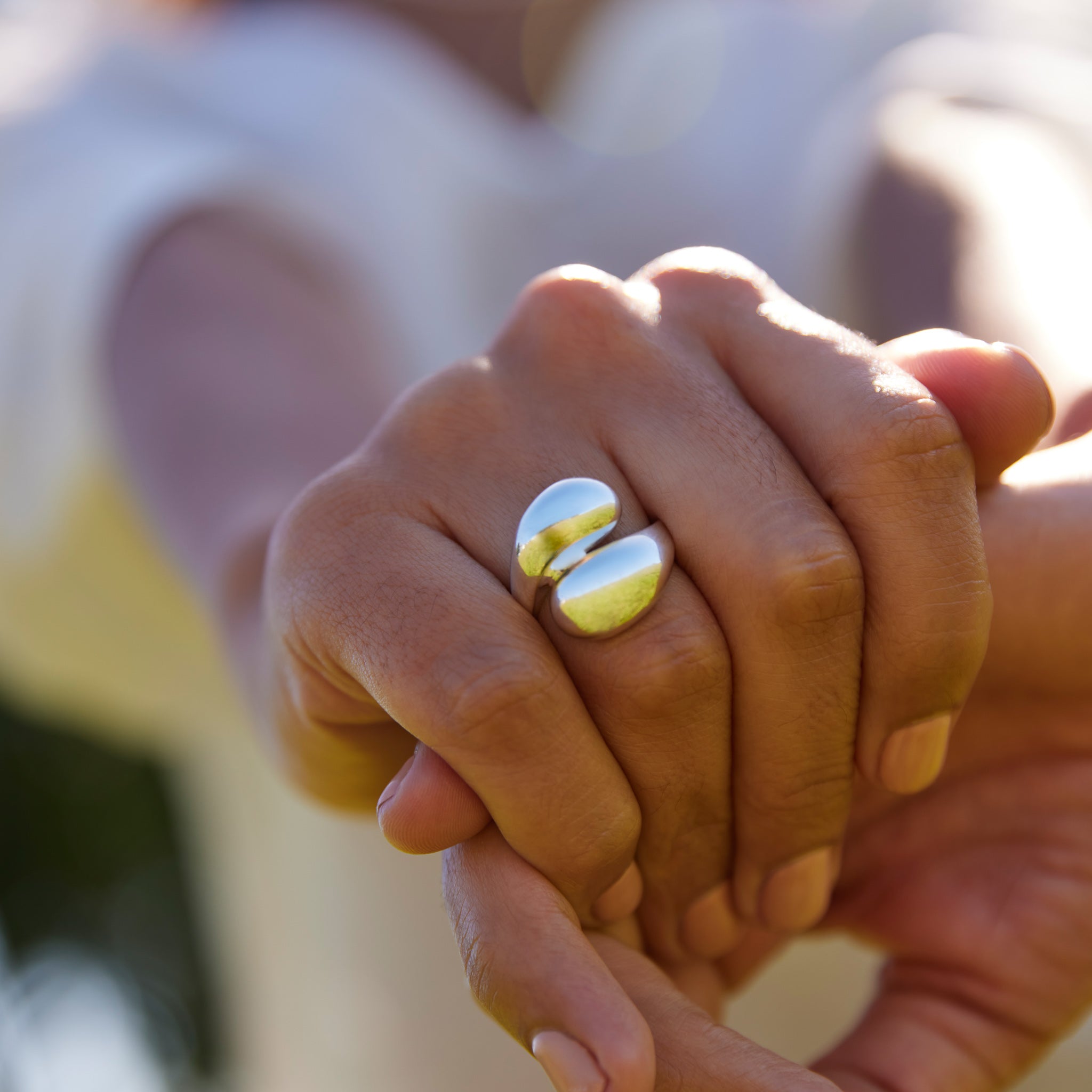 Waterfall Silver Ring