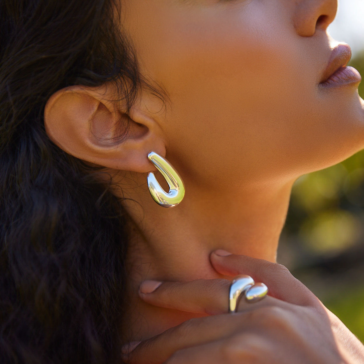 Waterfall Silver Ring