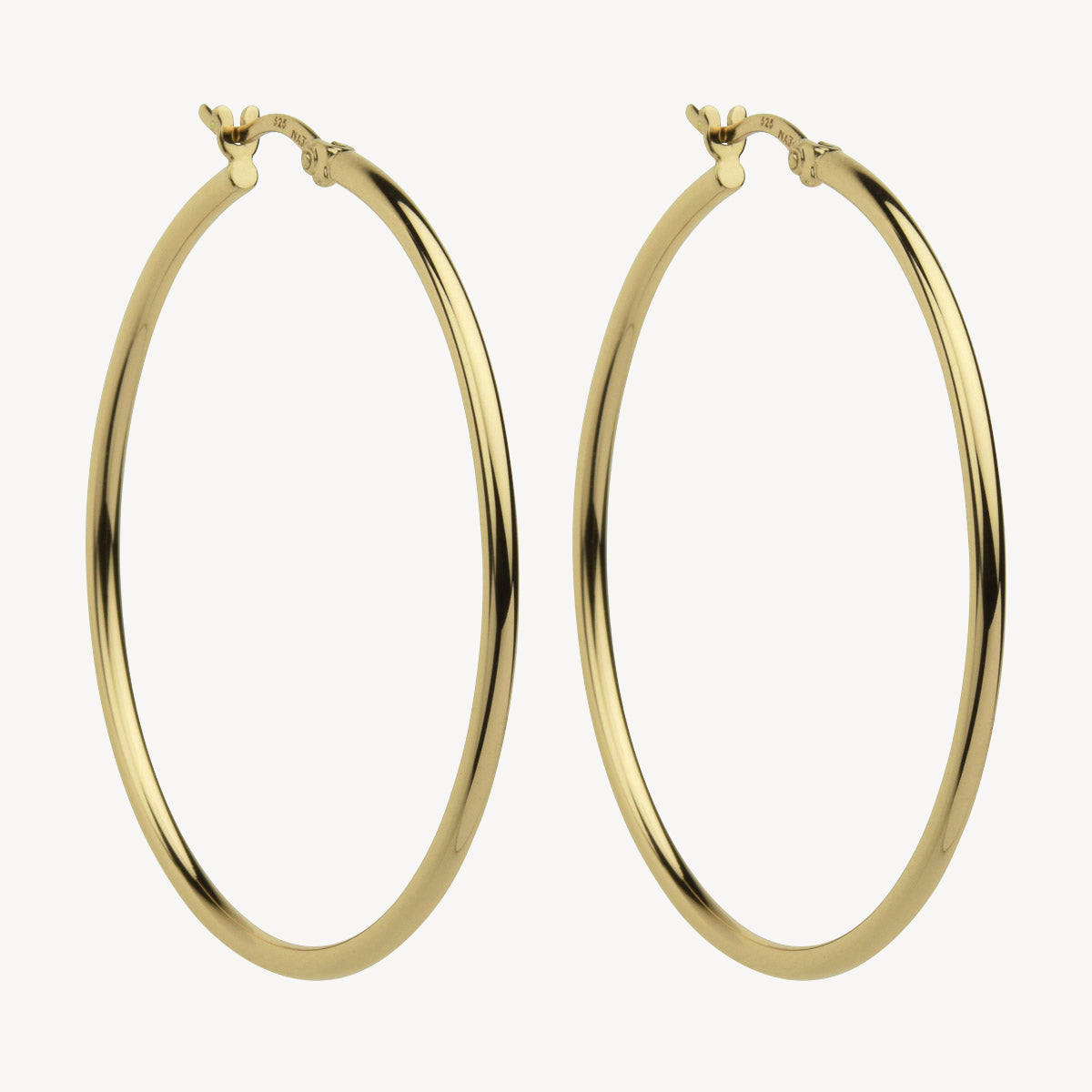 Yellow Gold Simple Hoop 2x45mm