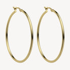 Yellow Gold Simple Hoop 2x45mm