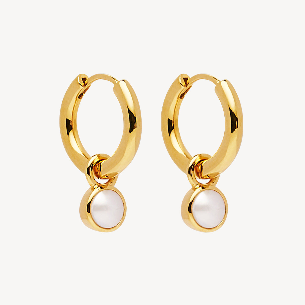 Yellow Gold Heavenly Pearl Earring