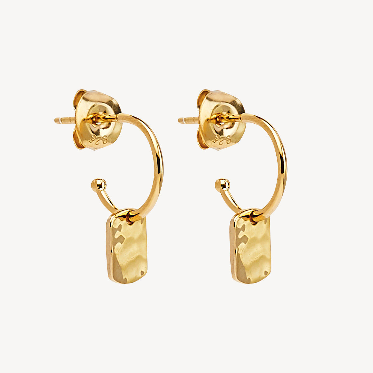 Yellow Gold Tigger Earring