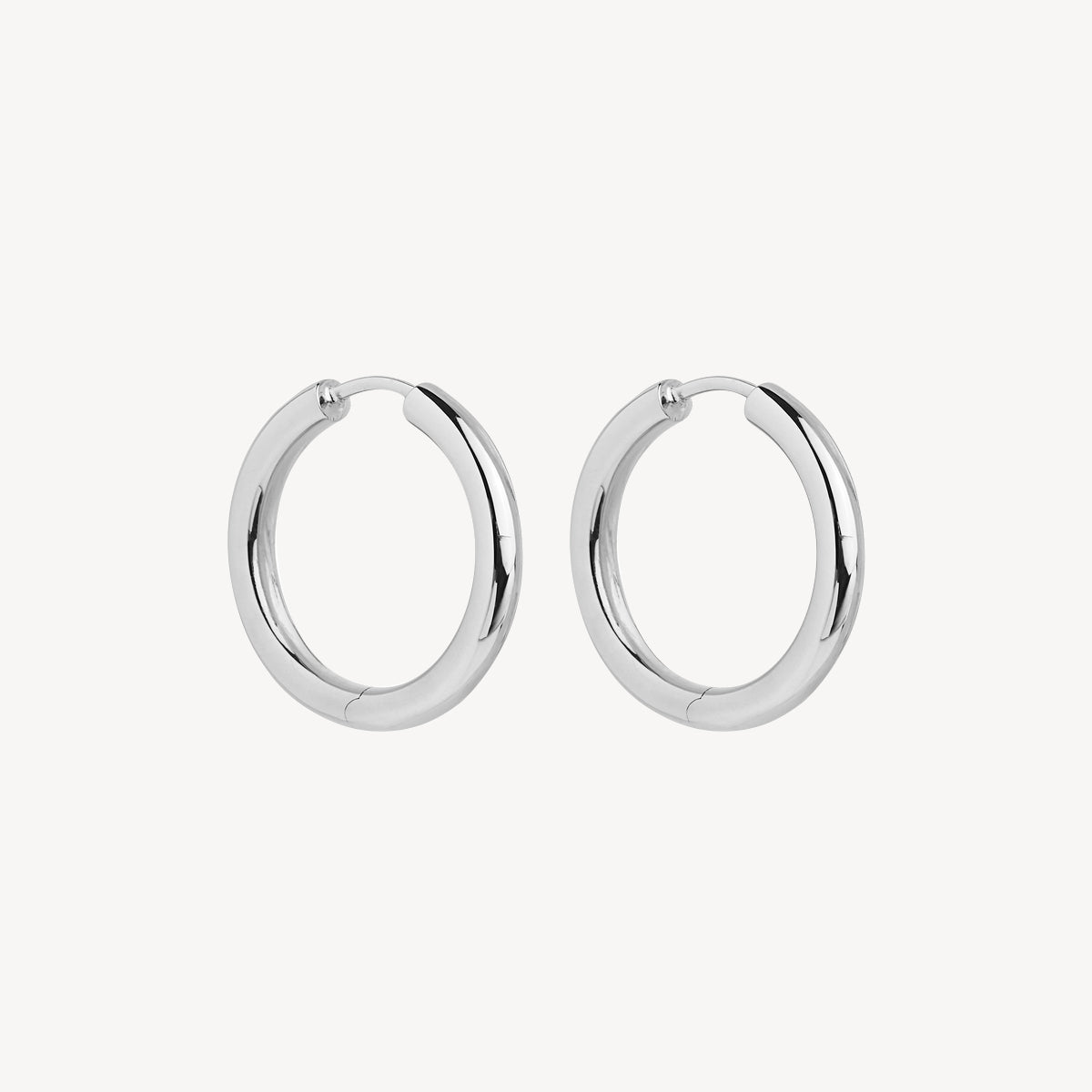 Sterling Silver Subtle Huggie Earring