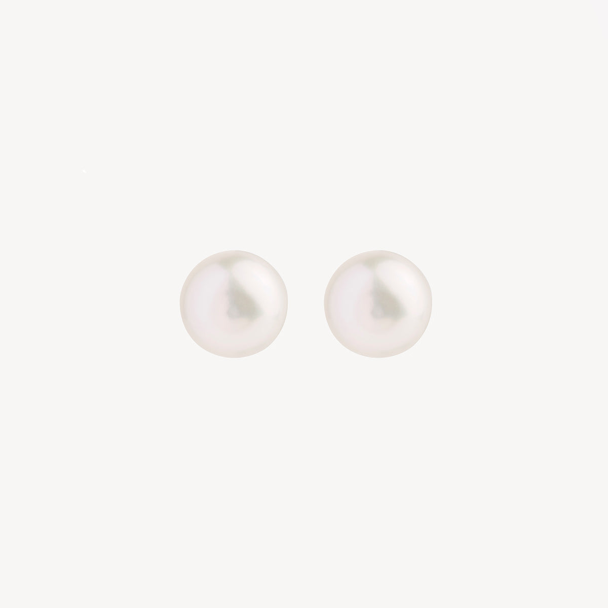 Medium Sterling Silver Luminosity Pearl Bridal Stud Earring