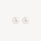 Medium Sterling Silver Luminosity Pearl Bridal Stud Earring