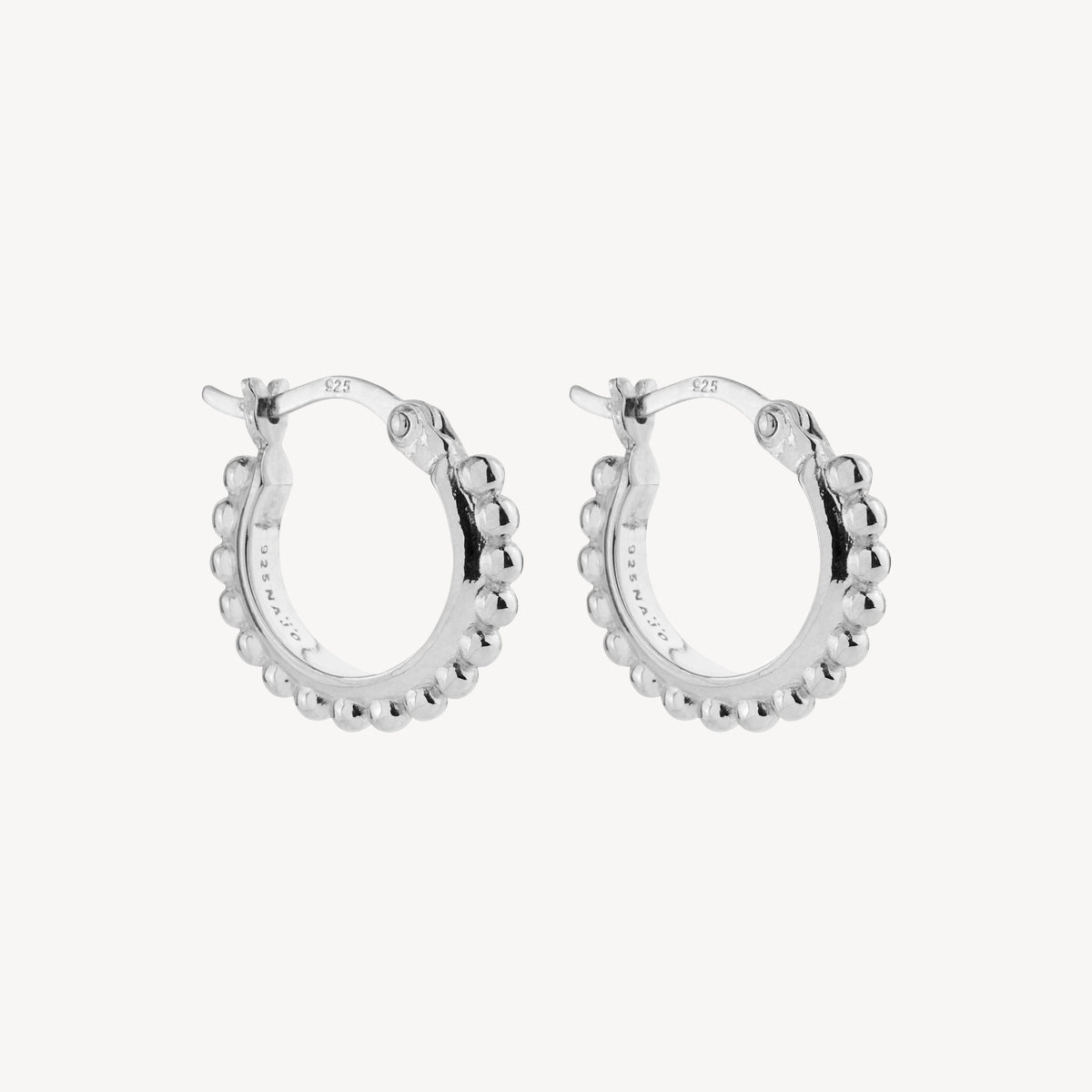 Sterling Silver Chia Hoop Earring