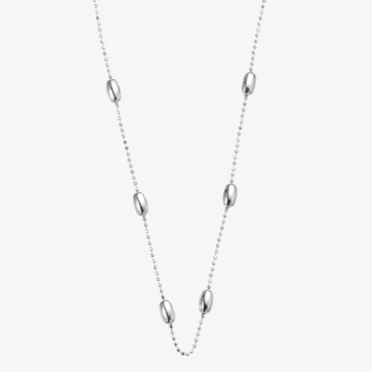 Sterling Silver 45cm Acapulco Asp Necklace