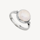 Sterling Silver Garland Moonstone Ring