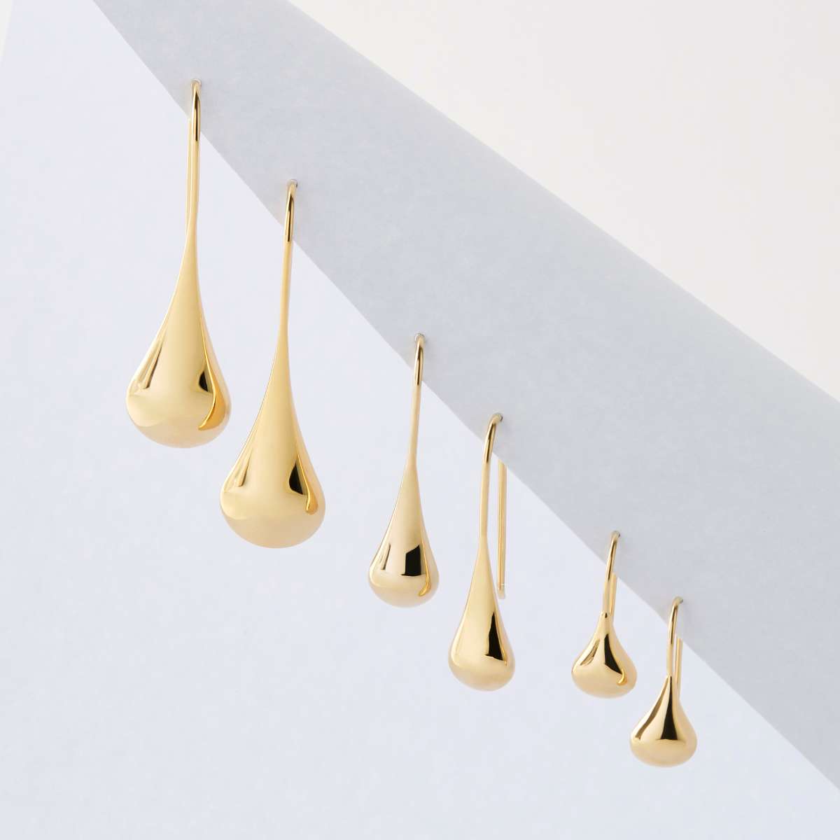 Gold Hook Earrings
