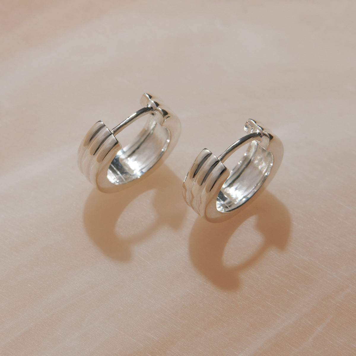 Sterling Silver Huggie Earrings
