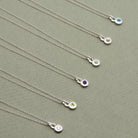 October Opal Birthstone Necklace