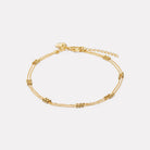 Yellow Gold Halcyon Anklet