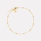 Yellow Gold Birdsong Chain Anklet