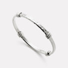 Sterling Silver Silver Amarres Bangle