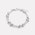 Sterling Silver Mattina Bracelet (19cm + ext)