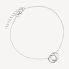 Sterling Silver Embrace Bracelet (17.5cm+ext)