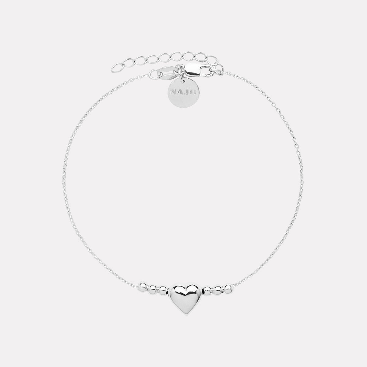 Sterling Silver Amore Charm Bracelet