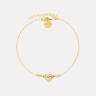Yellow Gold Amore Charm Bracelet