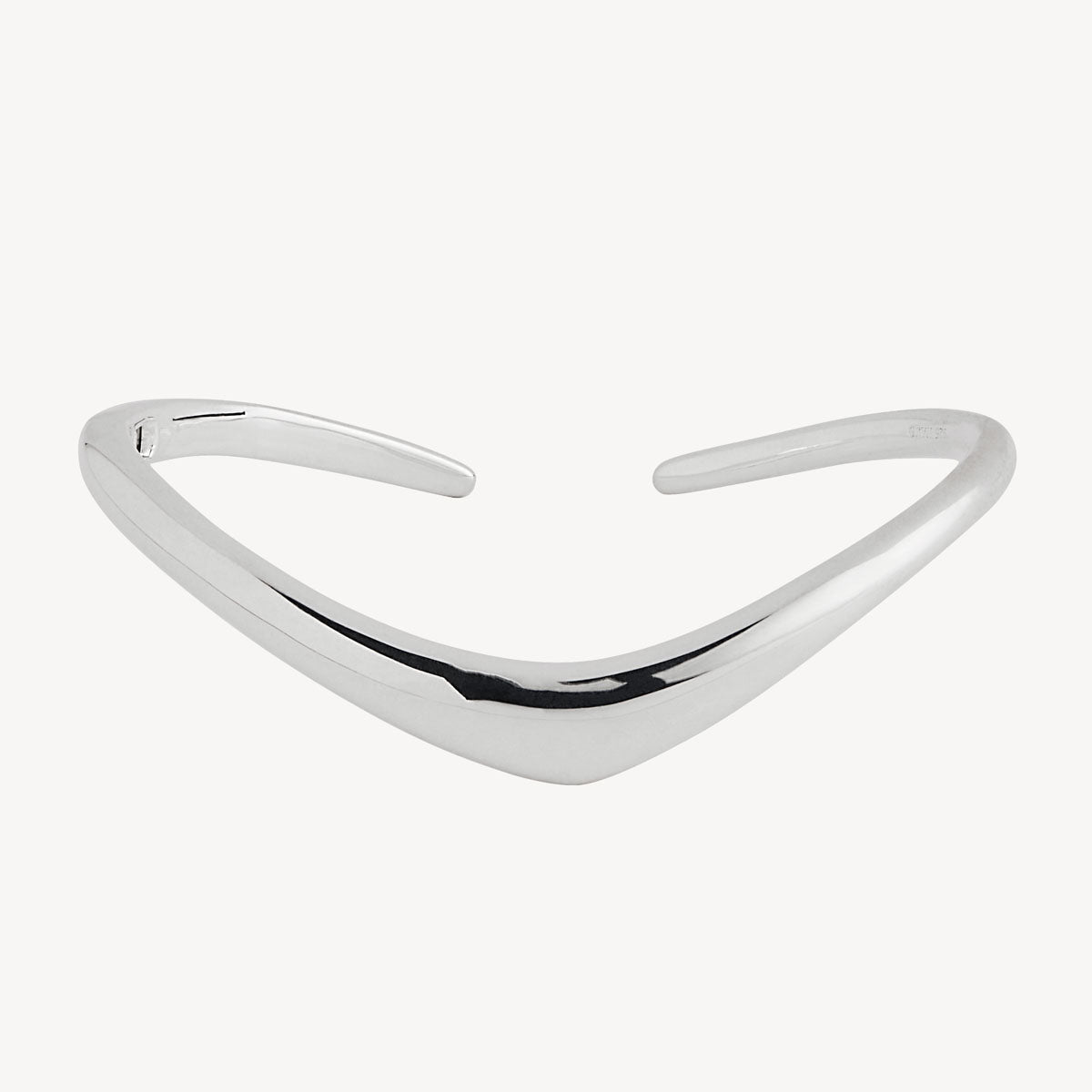 Sterling Silver La Muse Hinged Cuff