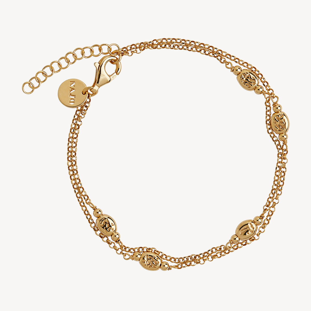 Yellow Gold Volare Layered Bracelet