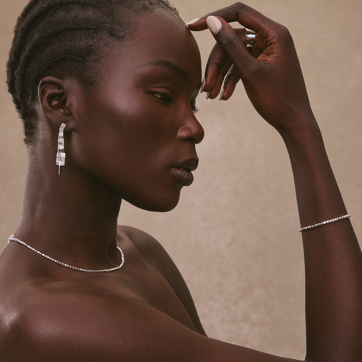 Milleluci Rectangular Earrings (Grande)