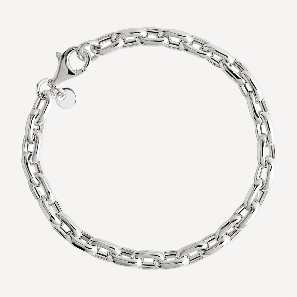 Sterling Silver Sentinel Men’s Silver Chain Bracelet