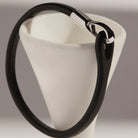 Kinship Men’s Leather and Steel Bracelet