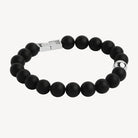Atlas Men's 10mm Beaded Black Onyx Bracelet